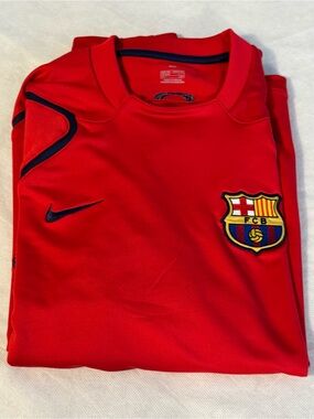 Nike FC Barcelona Dri-FIT Training Pullover XXL Red